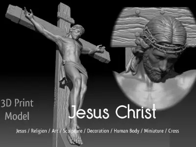 Jesus Christ 3D print model