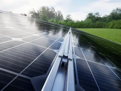 Twinmotion Solar Construction 3x8 Table 3D model