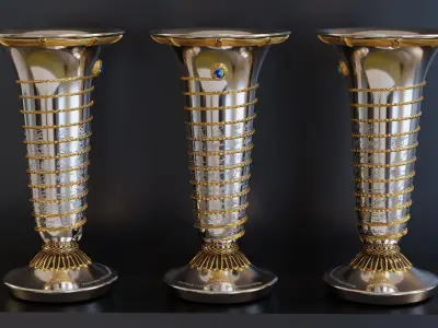 F1 Trophy - FIA World Drivers Championship Low-poly 3D model