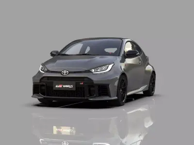 Toyota GR Yaris 2024 HQ interior 3D model