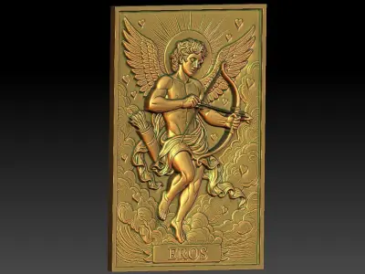 1 EROS CNC Relief Model 3D print model
