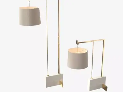 Piloti Floor Lamp 3D model