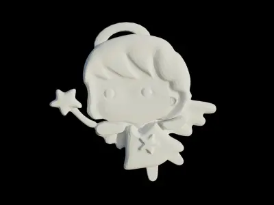 3D Printable Angel for Christmas 3D print model