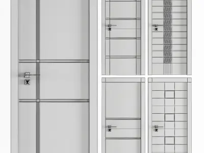 door pvc 01 3D model