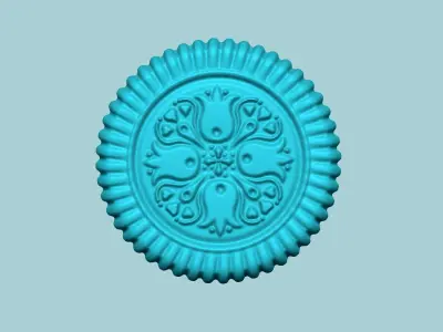 Cookie Mould 10 - Biscuit Silicon Molding 3D print model