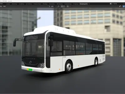 yutong H10 3dbus  3D model