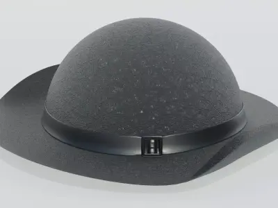 Hat With a Buckle 3D model