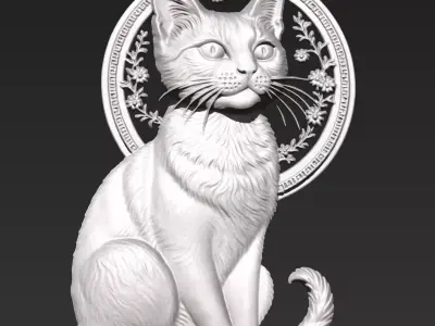 Cat A2 3D print model