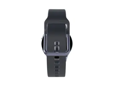 Samsung Galaxy Watch Active 2 - Aluminium Aqua Black Low-poly 3D model