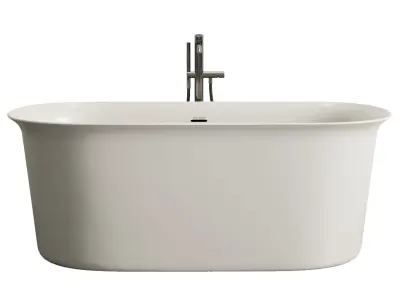 Triton Freestanding Stone Bath 1500mm Low-poly 3D model