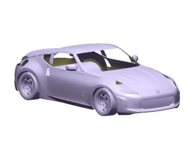 370Z Z34 Full Exterior Mesh Model - 3D Laser-Scanned 3D model