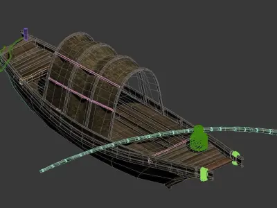 Game Journey to the West - Boat 3D model