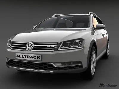 Volkswagen Passat Alltrack 2013 3D model
