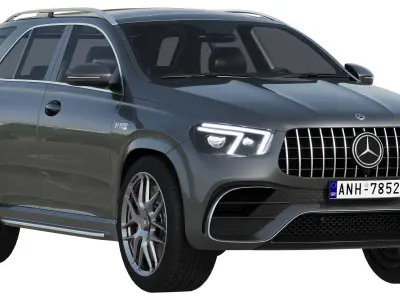 Mercedes Benz AMG GLE 63 2021 3D model