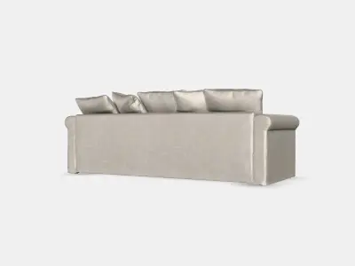 GRONLID Cover for 3-seat sofa Low-poly 3D model