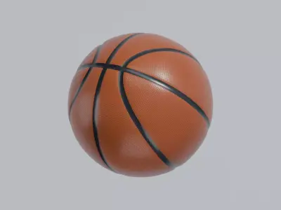 Basketball Ball Low-poly 3D model purchase
