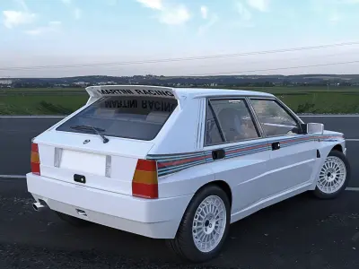 Lancia Delta HF Integrale 3D model