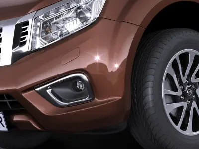 Nissan NP300 Navara Double Cab 2016 3D model