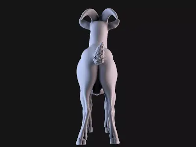 Nanny goat 3D print model