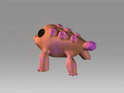 Lizard Fish 3D model