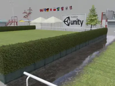 Racecourse Construction Kit Add-on Pack Low-poly 3D model