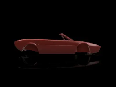 Ferrari Dino 208 gt4 spider  bodywork 3D print model