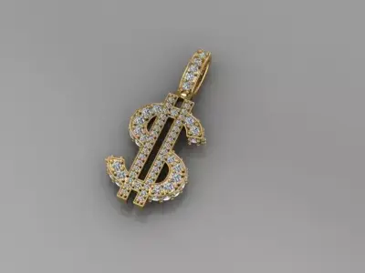 DOLLER PENDANT 3D print model