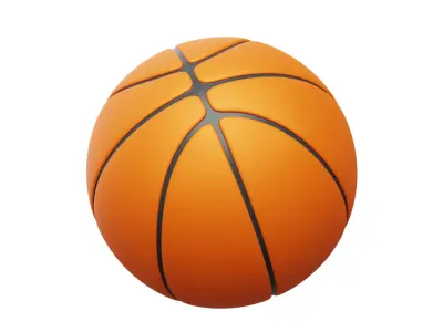 Basketball 3D model 6