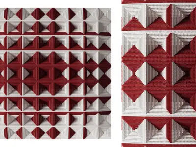 Wall art panel 05 Saido 3D model