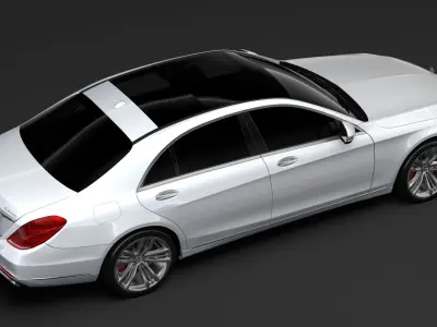 Mercedes Benz S 560 Lang 4MATIC V222 2018 3D model