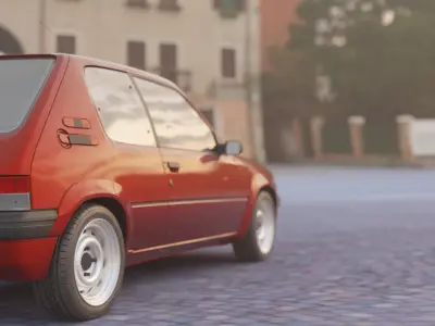 Peugeot 205 1997 3D model