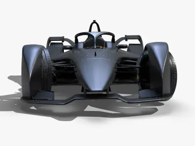 Formula E SRT01E 2020 Low-poly 3D model