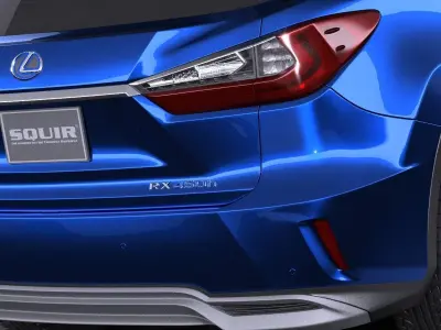 Lexus RX 450h 2016 3D model