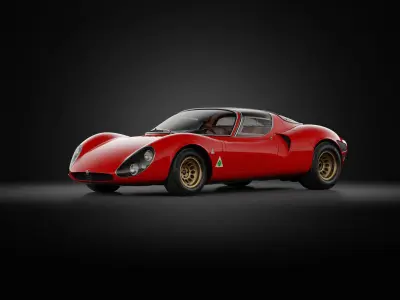 1967 Alfa Romeo Tipo 33 Stradale 3D model