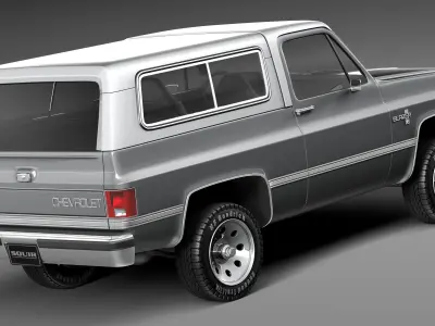 Chevrolet Blazer K5 1981-1987 3D model