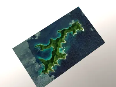 Island in the Virgin Islands Free 3D model