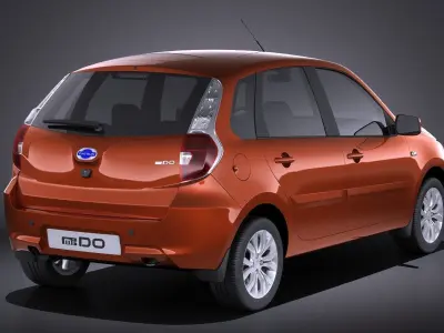 Datsun Mi-Do 2015 VRAY 3D model