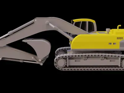 Volvo Excavator 3D model