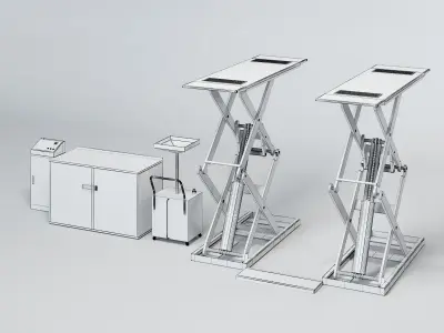 Repair Shop Props 3D model