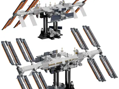 Lego - 21321 International Space Station 3D model
