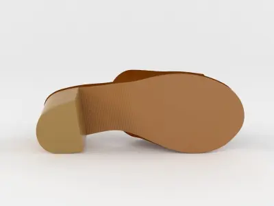 Women Slide Sandal 3D model