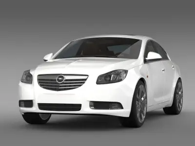 Opel Insignia Biturbo 2008-13 3D model