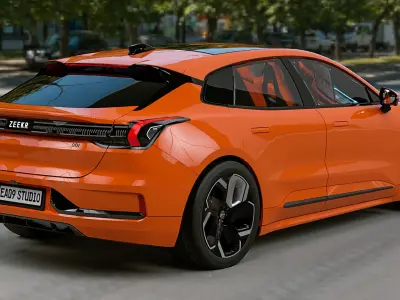 2023 Geely ZEEKR 001  3D model