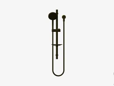 Shower - Rail - Luxury - Vivid Low-poly 3D model