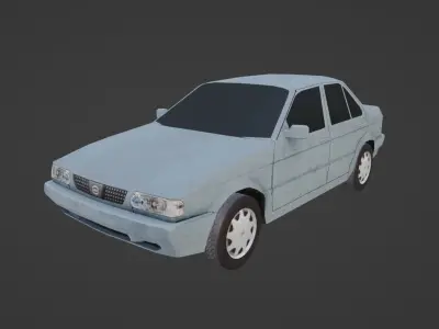 Nissan Tsuru Low-poly 3D model
