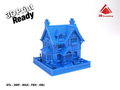 English House 3D print model