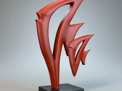 Fish figurine 3D model