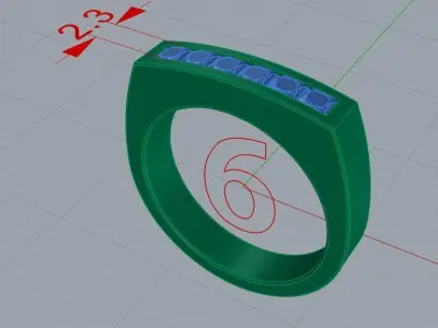 Wedding band 1 3D print model