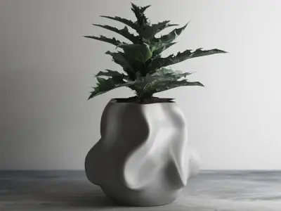 vase pot planter 3d print 868 3D print model