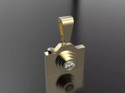 Camera pendant 3D print model